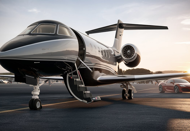 Private Jet Interior